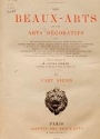 Cover of Les beaux-arts décoratifs v. 2
