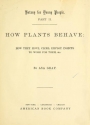 Cover of Botany for young people