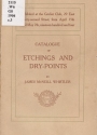 Cover of Catalogue of etchings and dry-points by James McNeill Whistler