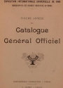 Cover of Catalogue général officiel t. 15 annexe