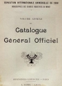 Cover of Catalogue général officiel t. 6 annexe