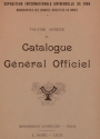 Cover of Catalogue général officiel annexe