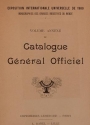 Cover of Catalogue général officiel t. 5 annexe