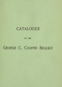 Cover of Catalogue of a collection of engravings and etchings