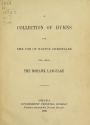 Cover of A collection of hymns for the use of native Christians who speak the Mohawk language
