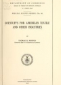 Cover of Dyestuffs for American textile and other industries