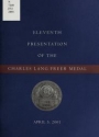 Cover of Eleventh presentation of the Charles Lang Freer Medal, April 5, 2001