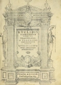 Cover of Euclidis elementorvm libri XV