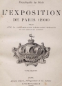 Cover of L'Exposition de Paris (1900) t. 1