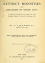 Cover of Extinct monsters and creatures of other days