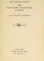 Cover of The furniture collectors' glossary
