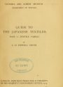 Cover of Guide to the Japanese textiles 