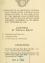Cover of Hand-list of an exhibition of naval and other prints, portraits and books relating to the war of 1812, ... November 7th to ... 23d, 1912