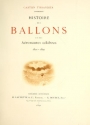 Cover of Histoire des ballons et des aéronautes célèbres