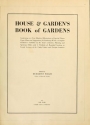 Cover of House & garden's book of gardens