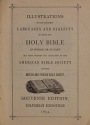 Cover of Illustrations of the different languages and dialects in which the Holy Bible in whole or in part has been printed & circulated by the American Bible 
