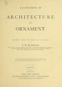 Cover of Illustrations of architecture and ornament