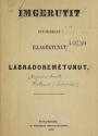 Cover of Imgerutit attoræksat illagêktunut Labradoremêtunut