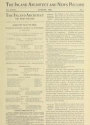 Cover of The Inland architect and news record v. 18 Aug 1891-Jan 1892