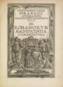 Cover of Ioannis-Baptistae Piranesii antiquariorum regiae societatis Londinensis socii De Romanorum magnificentia et architectura