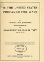 Cover of Is the United States prepared for war?