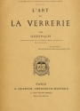 Cover of L'art de la verrerie