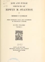 Cover of Life and public services of Edwin M. Stanton