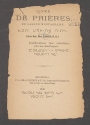 Cover of Livre des prières en langue montagnaise
