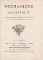 Cover of Méchanique analitique