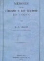 Cover of Mémoire sur l'etablissement de lignes télégraphiques en Chine
