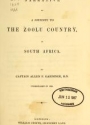 Cover of Narrative of a journey to the Zoolu country
