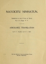 Cover of Natcicitu ninhatun =
