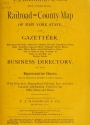 Cover of P.J. Hannifan & Co.'s new commercial railroad and county map of New York State and gazetteer