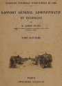 Cover of Rapport général administratif et technique t. 7