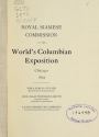 Cover of Royal Siamese Commission to the World's Columbian Exposition