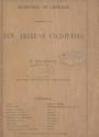Cover of Selection of articles contributed to the New American cyclopÆdia
