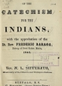 Cover of A short compendium of the catechism for the Indians