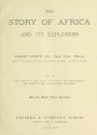 Cover of The story of Africa and its explorers v. 3