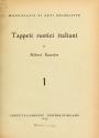 Cover of Tappeti rustici italiani