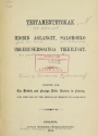 Cover of Testamenteteokak, Hiobib aglangit, Salomoblo imgerusersoanga tikkilugit