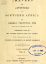 Cover of Travels and adventures in Southern Africa