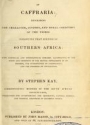 Cover of Travels and researches in Caffraria
