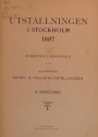 Cover of Utställningen i Stockholm 1897