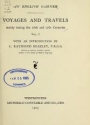 Cover of Voyages and travels mainly during the 16th and 17th centuries v.1 (1903)