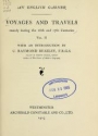 Cover of Voyages and travels mainly during the 16th and 17th centuries