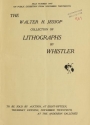 Cover of The Walter H. Jessop collection of lithographs by Whistler
