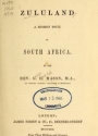 Cover of Zululand