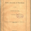 Early Accounts of Petroleum in the United States.
