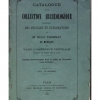Catalogue de la collection archéologique provenant des fouilles et explorations