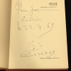 Picasso's inscription to Joe [Hirshhorn], signature, date, and doodle of a face